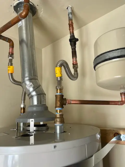 Water heater installation and plumbing repair in East Hill